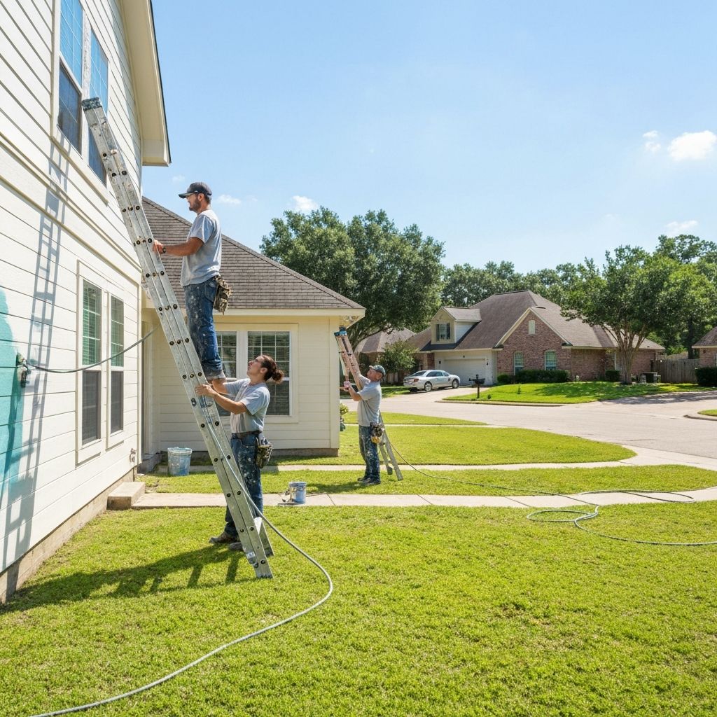 Exterior House Painting in Houston: Everything Homeowners Need to Know