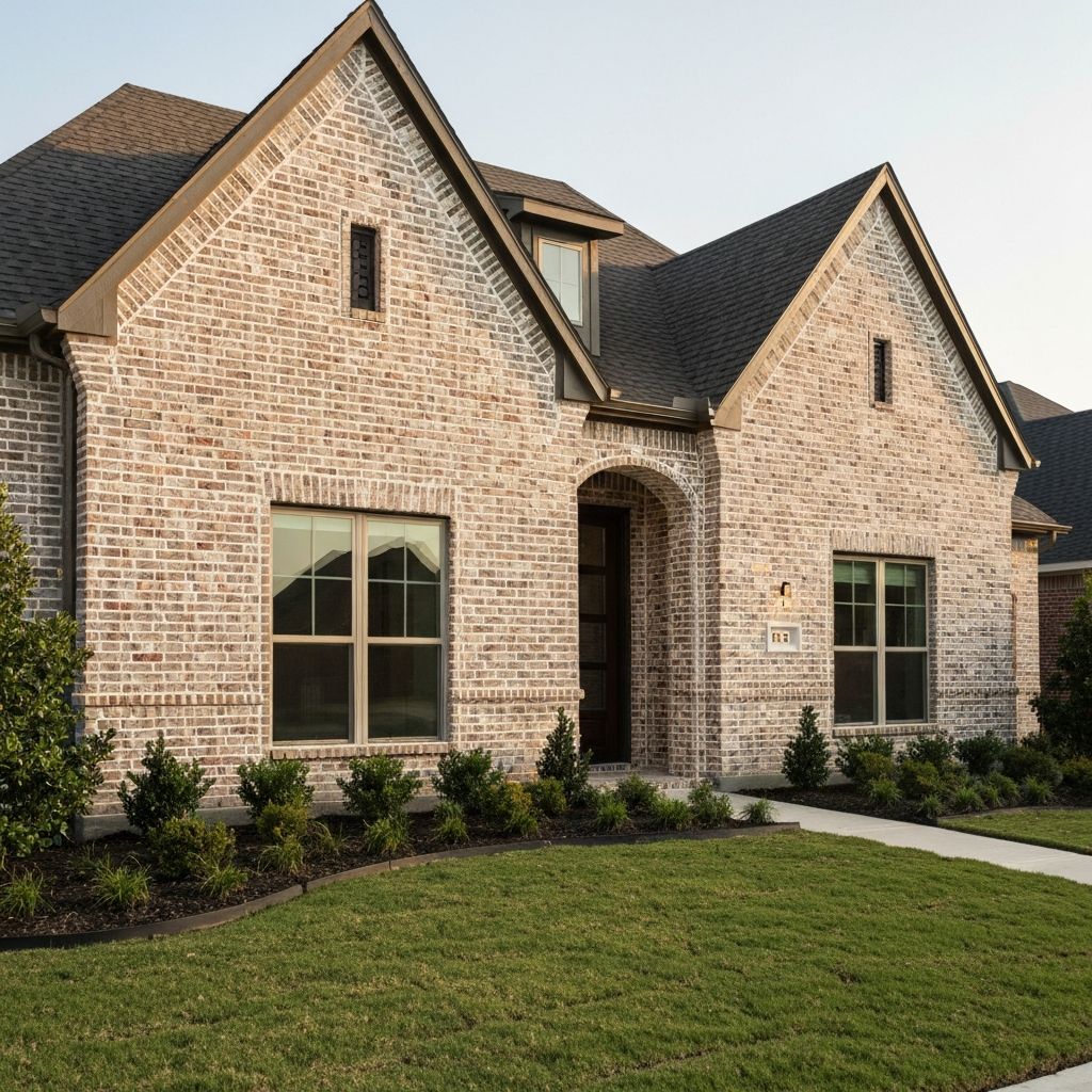 Limewash and Brick Painting in Houston