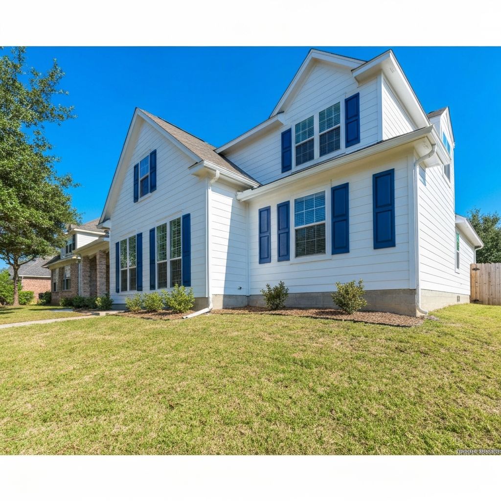 House painting project after - Fulshear area